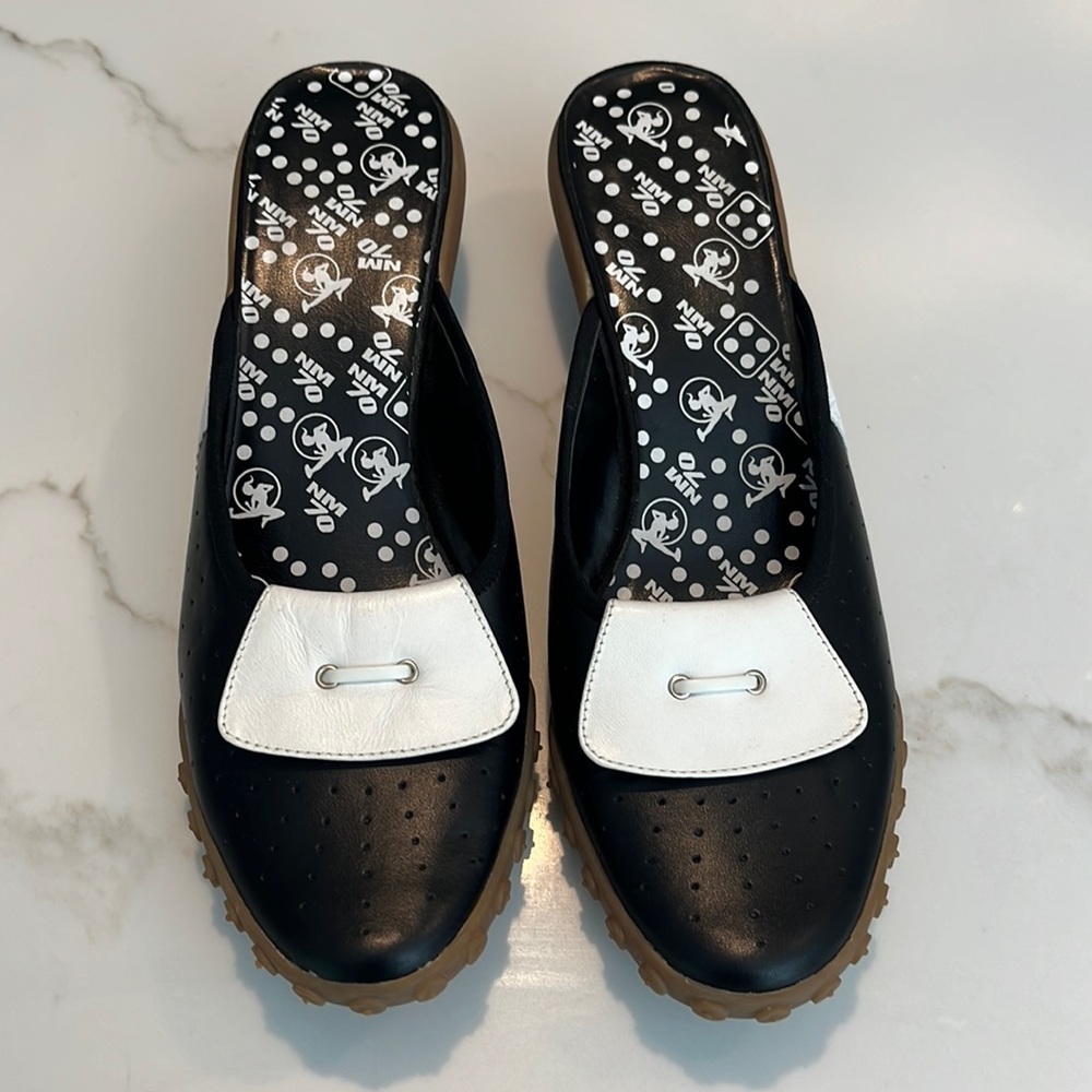 NM70 Vintage Kitten Comfort  Heels Size 8.5